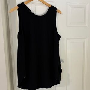Maternity & Nursing Elegant Black Sleeveless Top